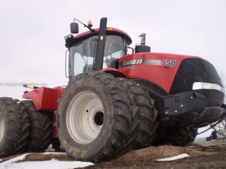 2013 Case IH Steiger 550 scraper, 915 Hr, Front brkt w/weights Tractor