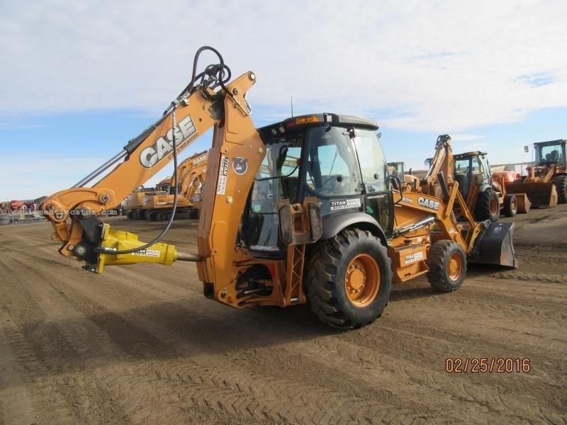 2012 Case 580N, 1339 Hr, 4WD, Block Heater, Dual Batteries Loader