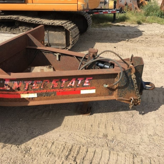 2004 Interstate 40DLA, Pintle hitch, Flatbed Equipment Trailer For Sale