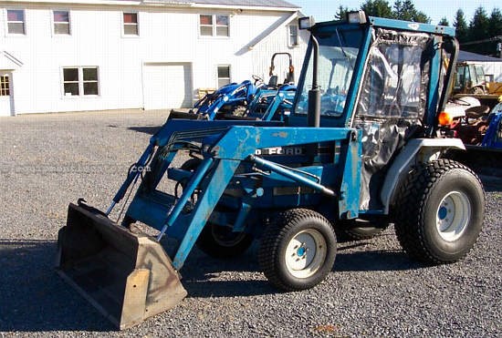 John Deere Garden Tractor With Loader: Ford 7106 Front End Loader