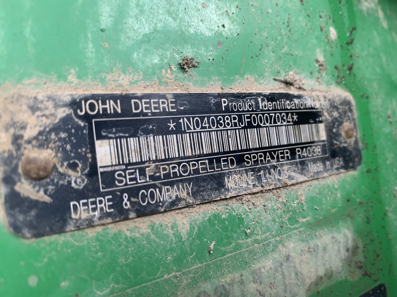 2015 John Deere R4038 Sprayer-Self Propelled For Sale