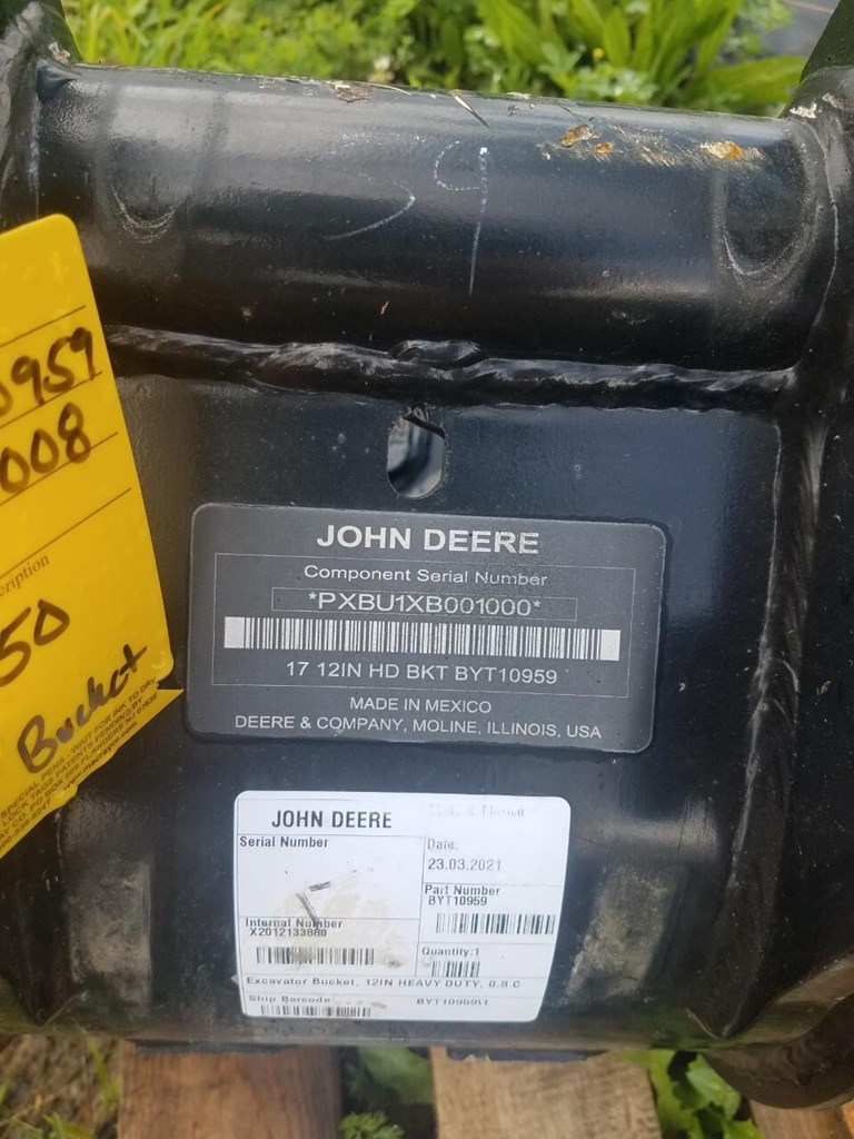 2022 John Deere BYT10959 Bucket For Sale