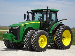 Tractor - Row Crop For Sale 2017 John Deere 8370R , 370 HP