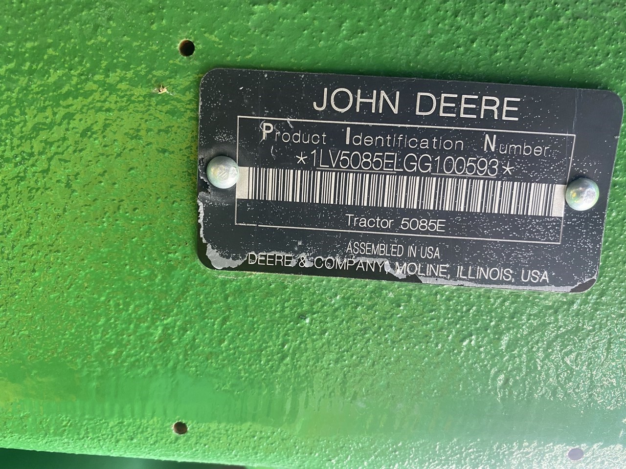 2016 John Deere 5085E Tractor - Utility For Sale