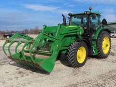 Tractor - Row Crop For Sale 2019 John Deere 6155R , 155 HP