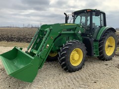 Tractor - Row Crop For Sale 2019 John Deere 6145M , 145 HP