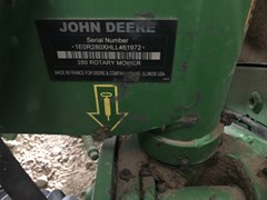 Disc Mower For Sale 2020 John Deere R280 