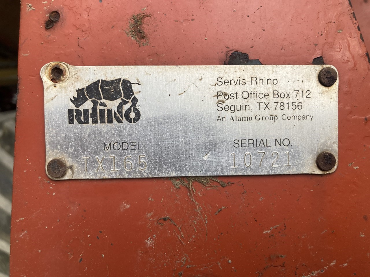 Rhino TX165 Finishing Mower For Sale