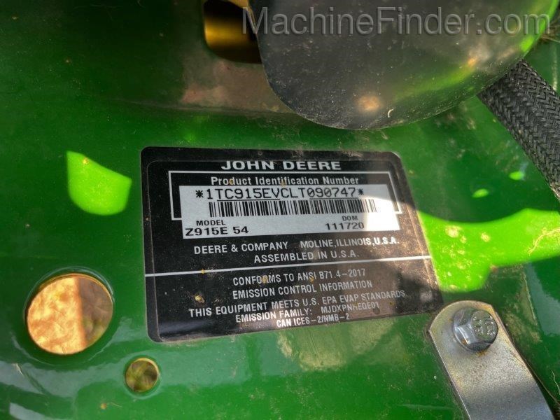 2020 John Deere Z915E Zero Turn Mower For Sale