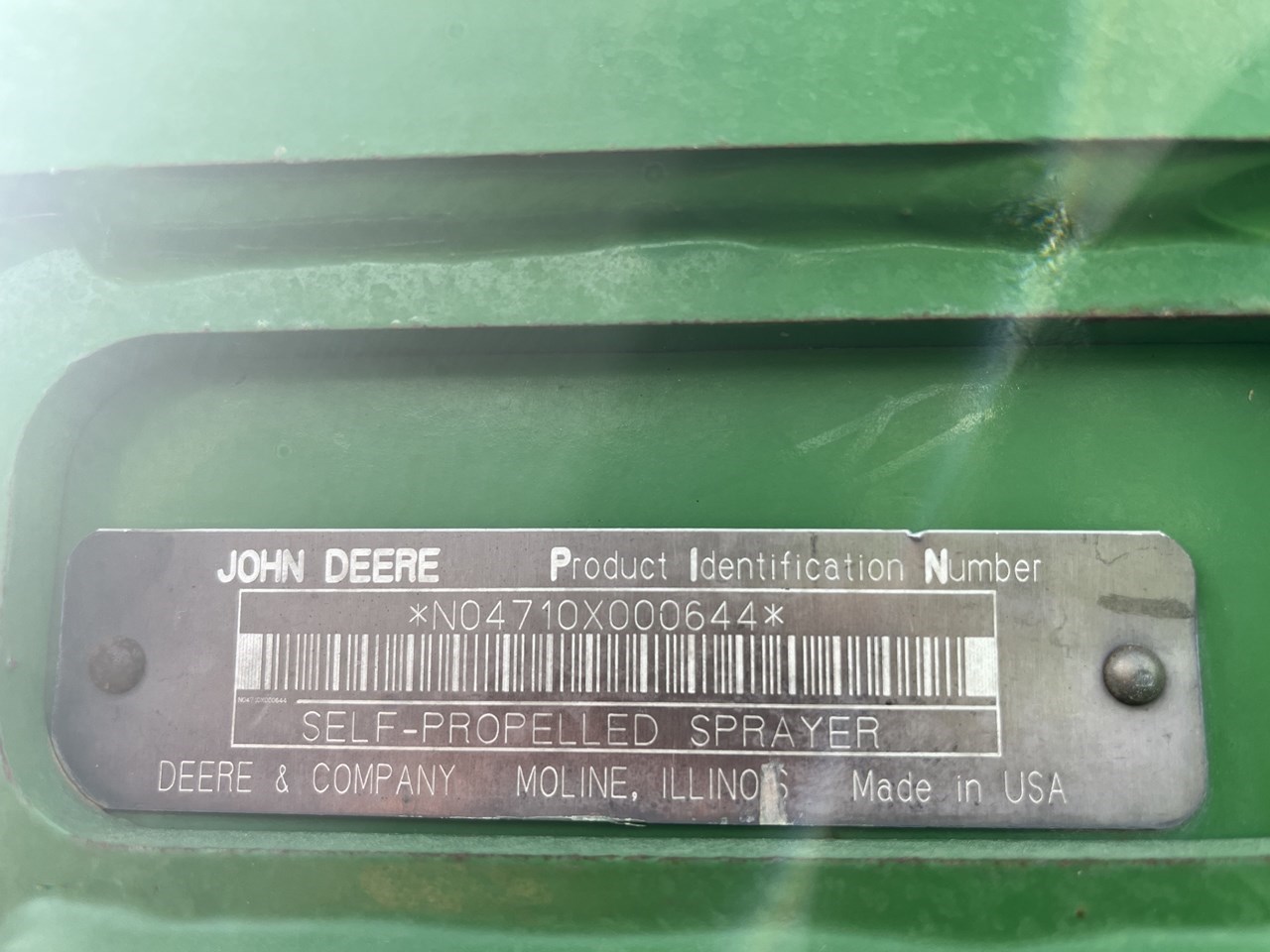 2001 John Deere 4710 Sprayer-Self Propelled For Sale
