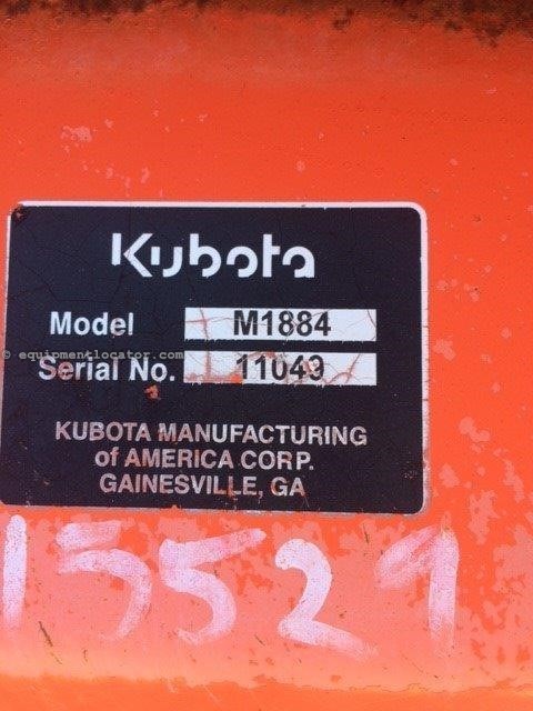 2010 Kubota M1886 Image 4