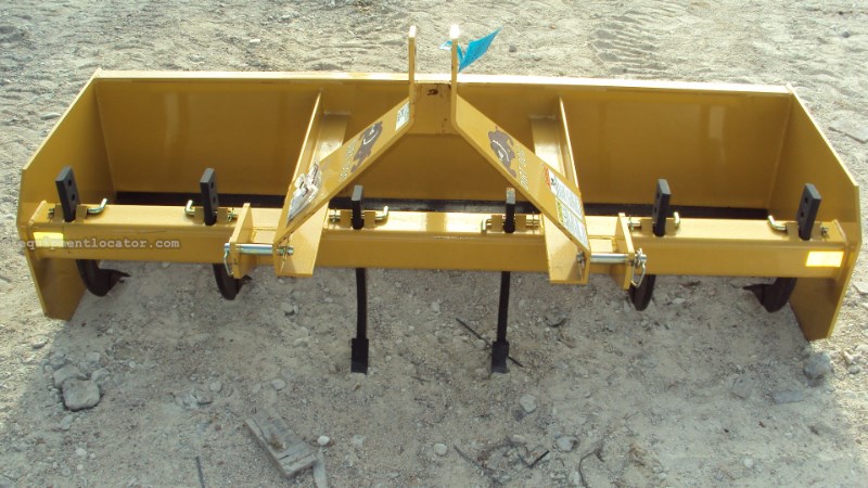 Dirt Dog New 3pt 6' HD box blade SBX72 with ripper teeth Image 1