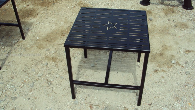Other Heavy duty metal out door side / end table Image 1