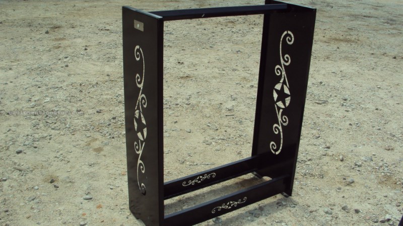 Other 36" metal decorative fire wood rack Image 1