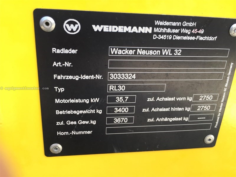 2015 Wacker WL32 Image 10