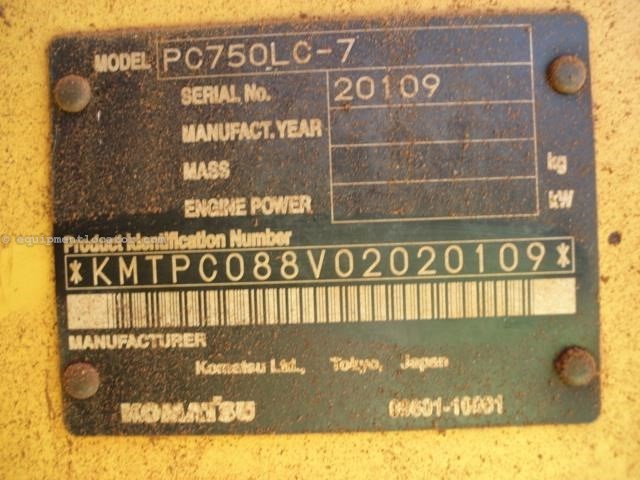2006 Komatsu PC750 LC-7 Image 14