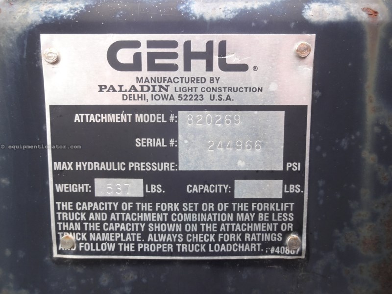 2007 Gehl CT7-23T Image 8