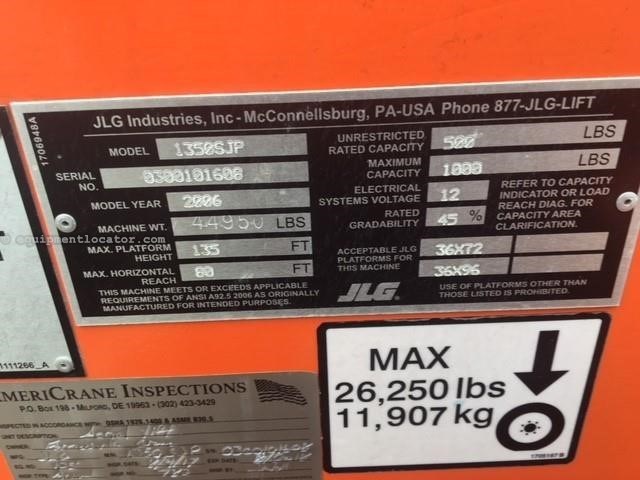 2008 JLG 1350SJP Image 4