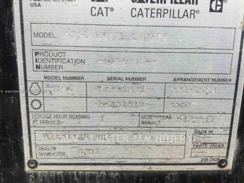 2004 Caterpillar 972GII Image 6