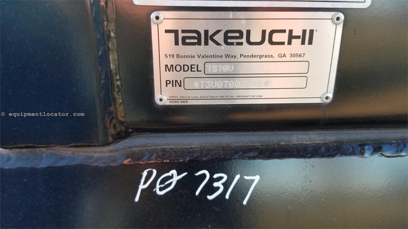 2014 Takeuchi TS70V Image 10