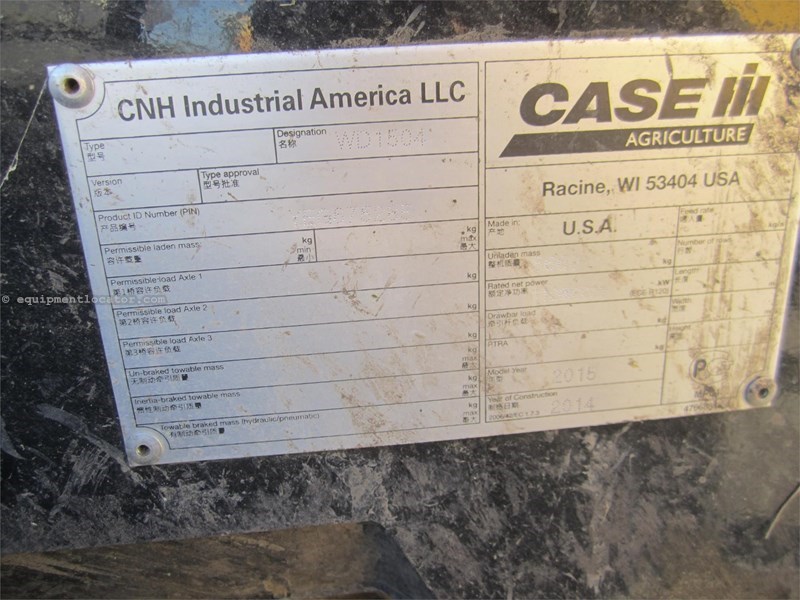 2015 Case IH WD1504 Image 10