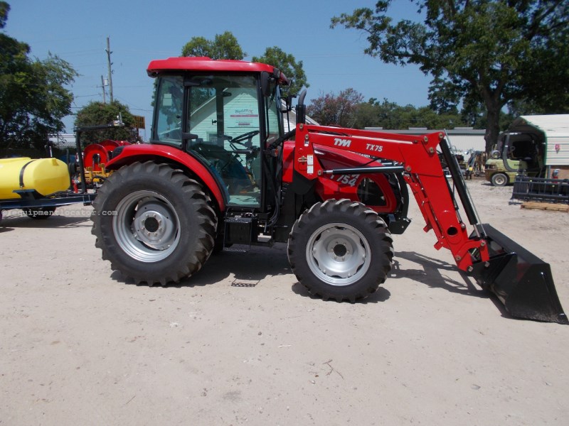 TYM NEW T754 diesel 75hp 4x4 tractor w/ loader Image 1