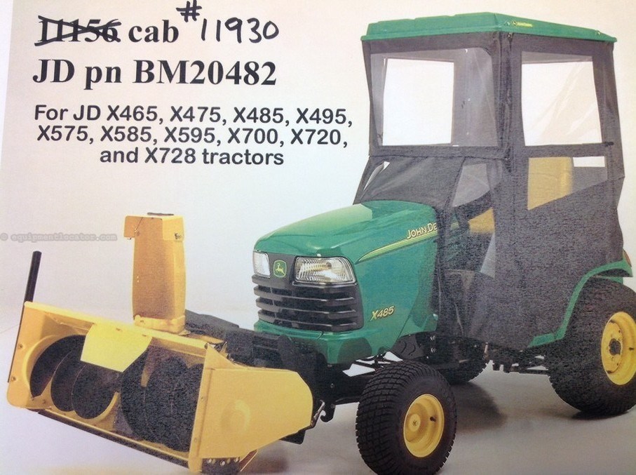 2023 Original Tractor Cab OTC 11930 cab for JD X720, X728, X748 L&G tractors Image 1