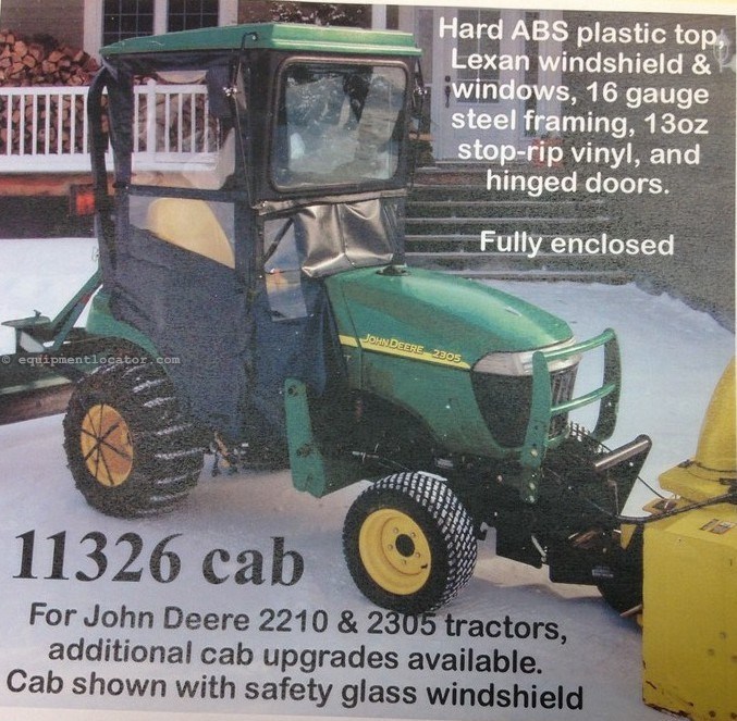 2023 Original Tractor Cab 11326 cab for JD 2210 and 2305 Image 1