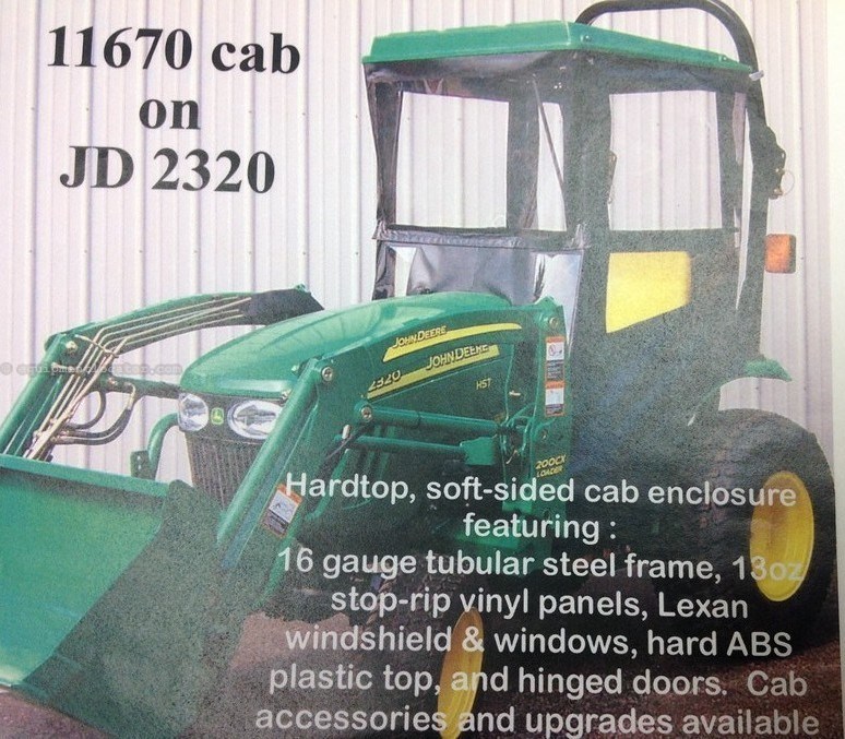 2023 Original Tractor Cab 11670 Cab for JD 2320 and older JD 2025R Image 1