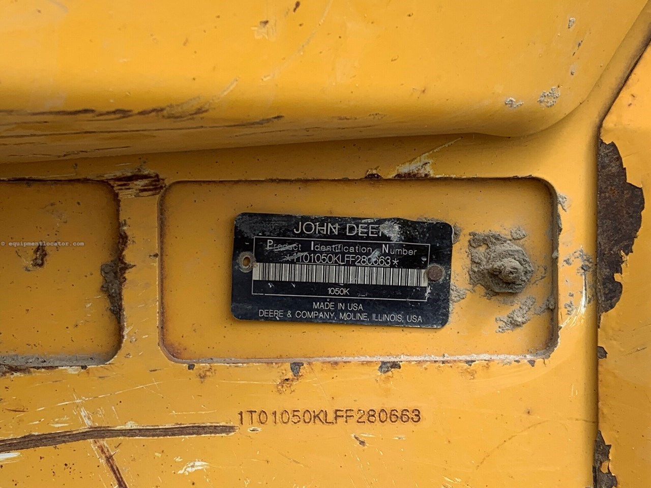 2015 John Deere 1050K Image 7