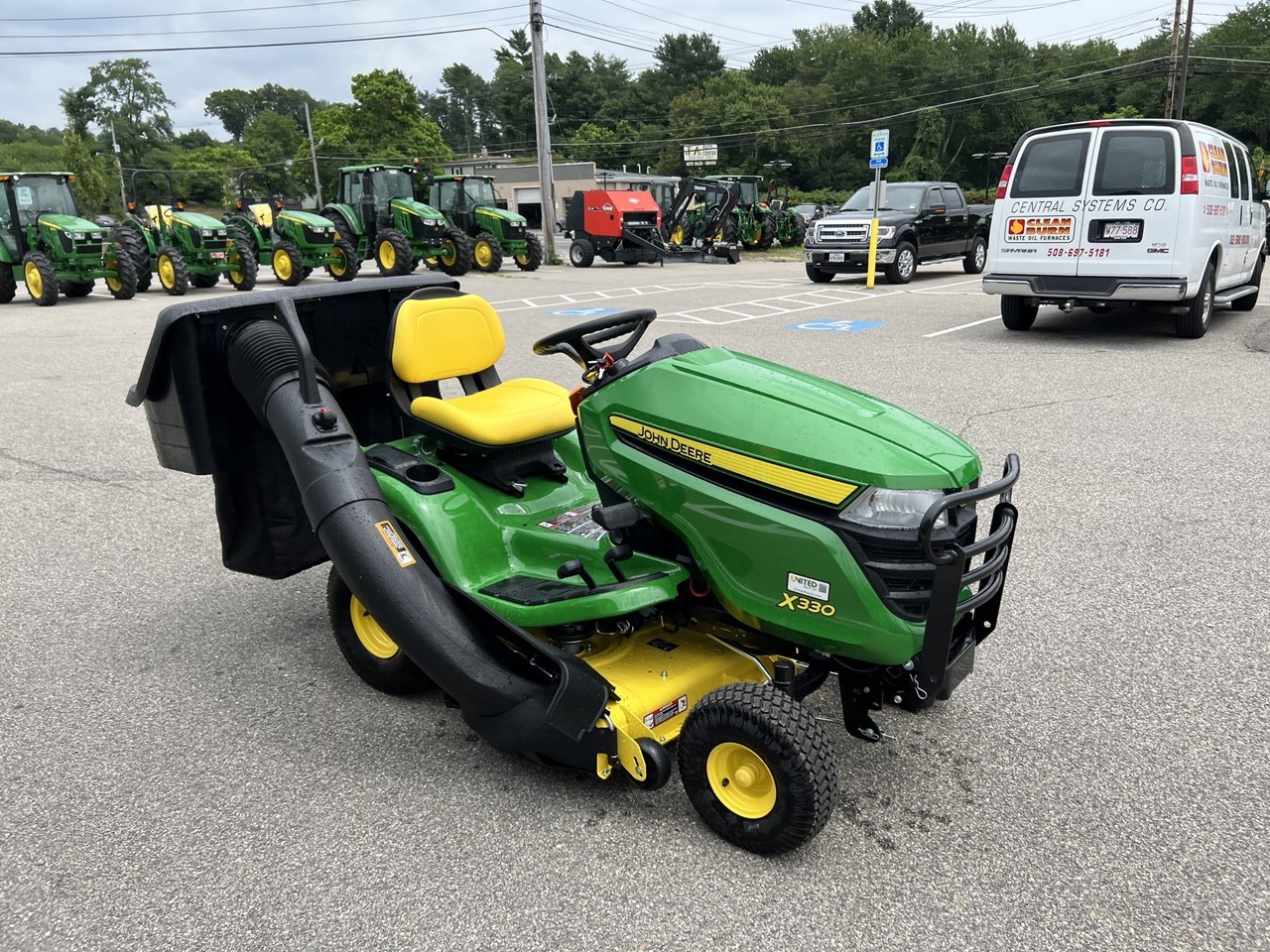 2022 John Deere X330 Riding Mower For Sale in Raynham Massachusetts
