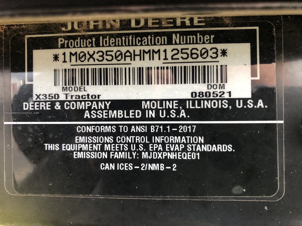 2022 John Deere X350 Image 10