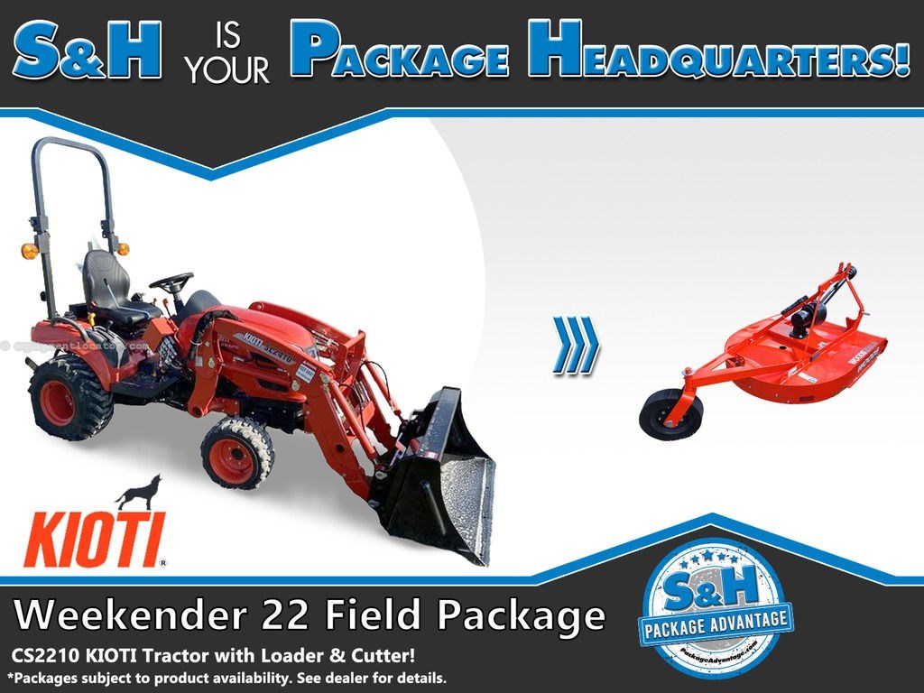 Kioti S&H Weekender 22 Field Package CS2210 22 HP Image 1