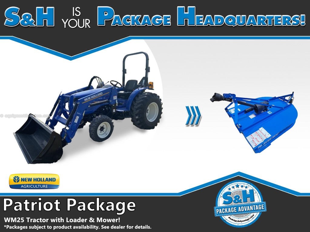 New Holland S&H Patriot Package Workmaster 25 25 HP Image 1