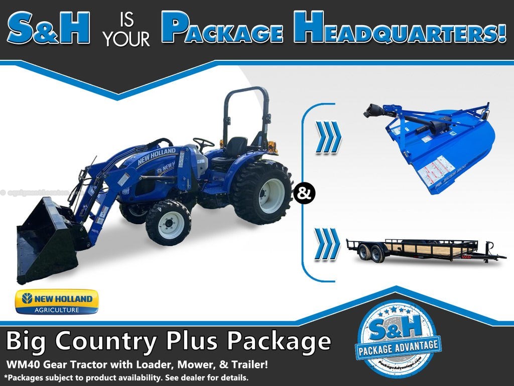New Holland S&H Big Country Plus Package Workmaster 40 40 HP Image 1