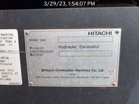 2021 Hitachi ZX1356 Image 10