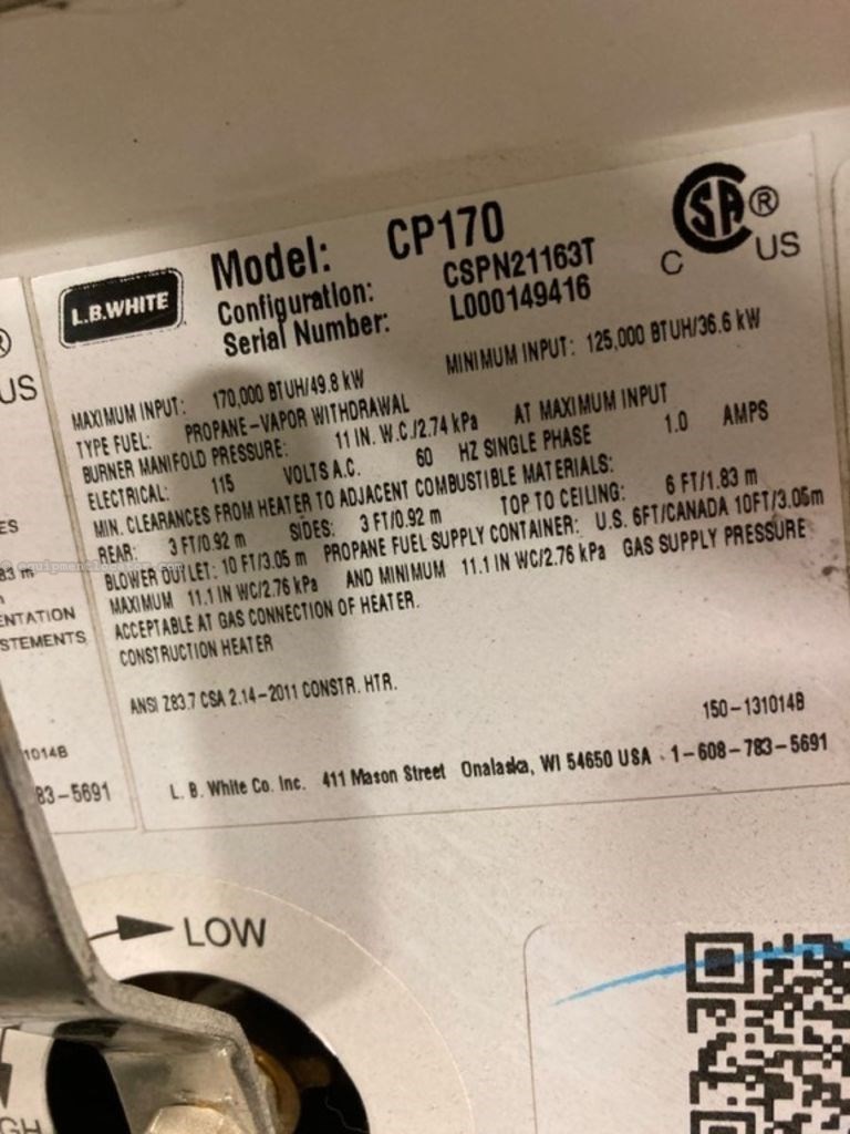 2017 L.B. White Tradesman 170 Image 4