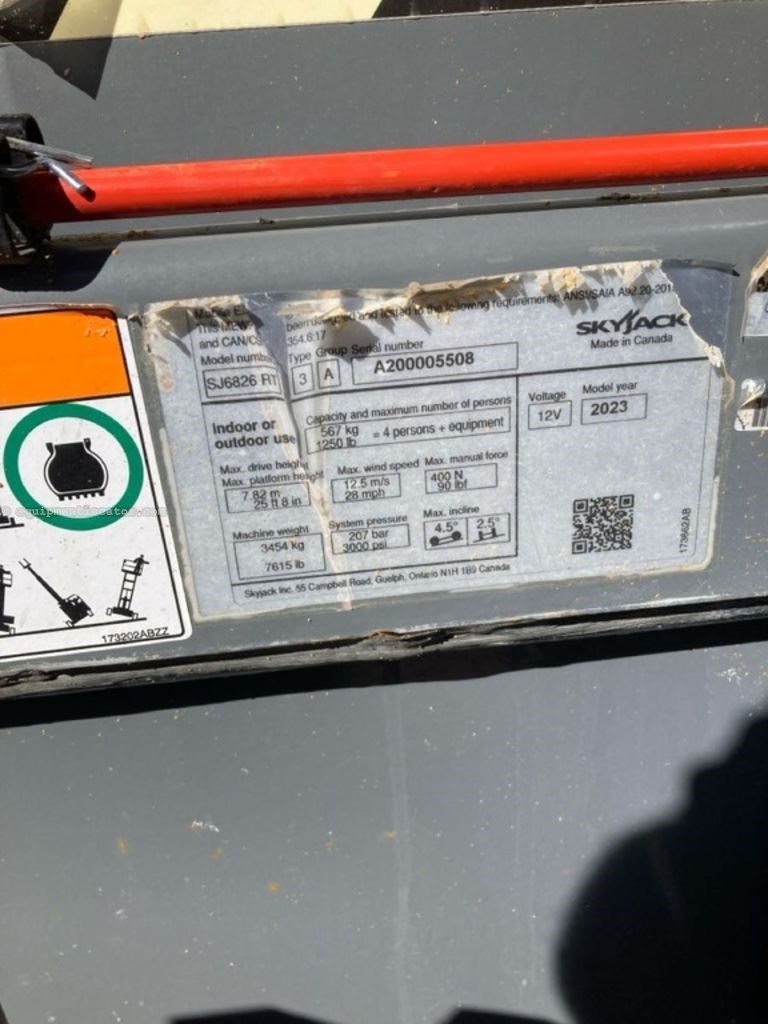 2023 Skyjack SJ6826 RT Image 4