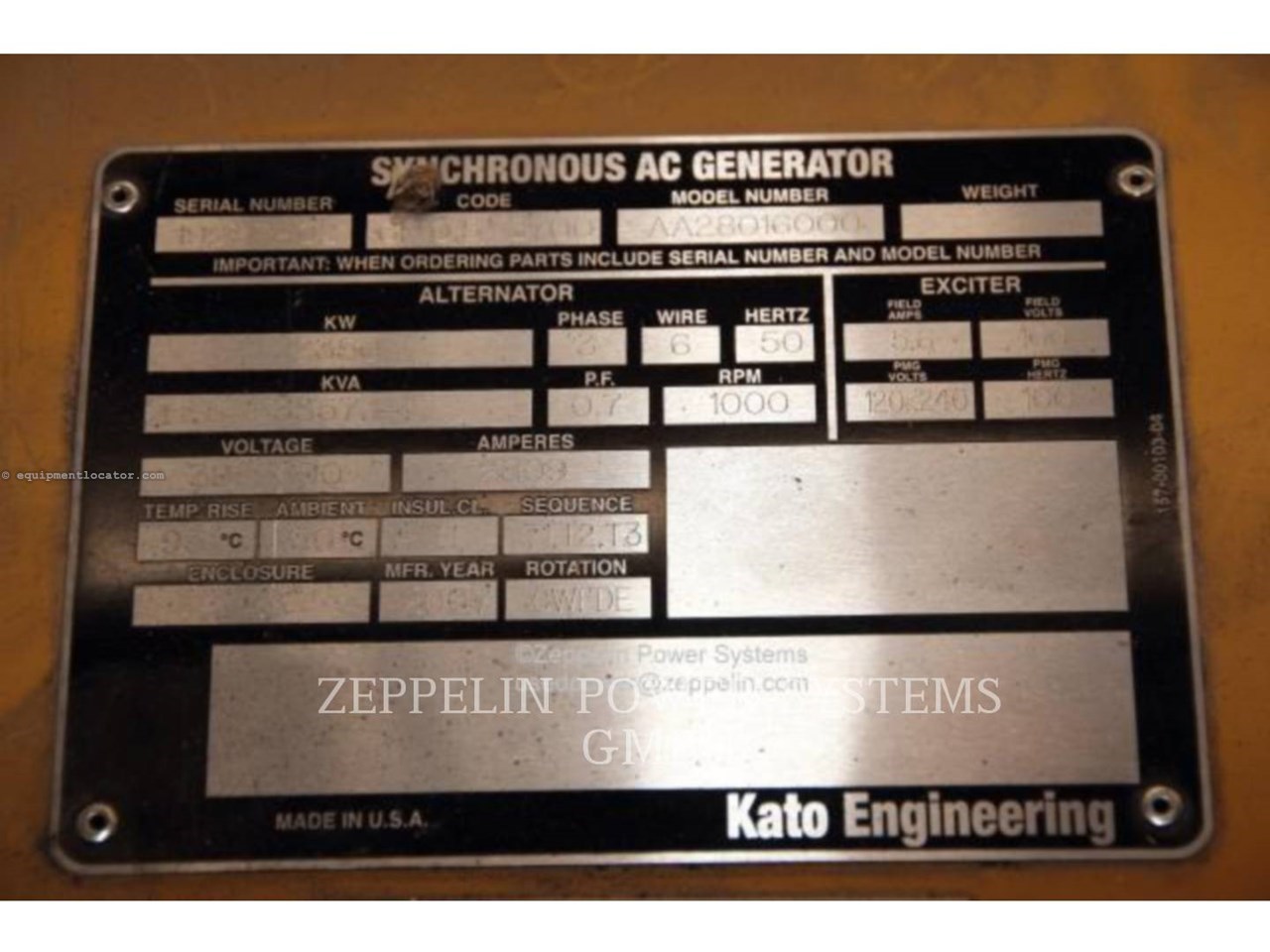 2007 Kato 6P10,5 - 3700 Image 2