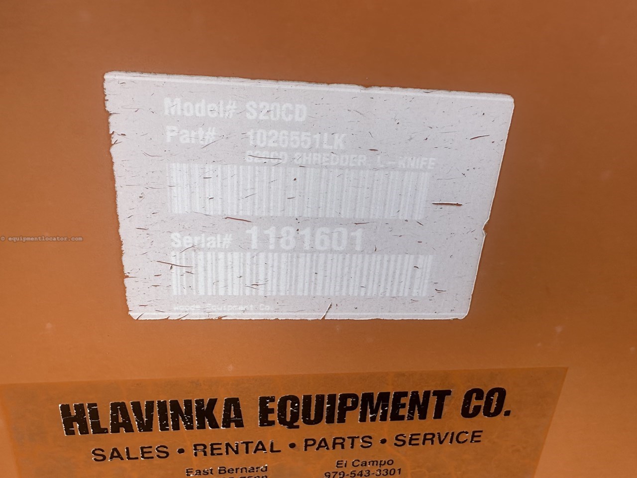 2015 Woods S20CD Image 10