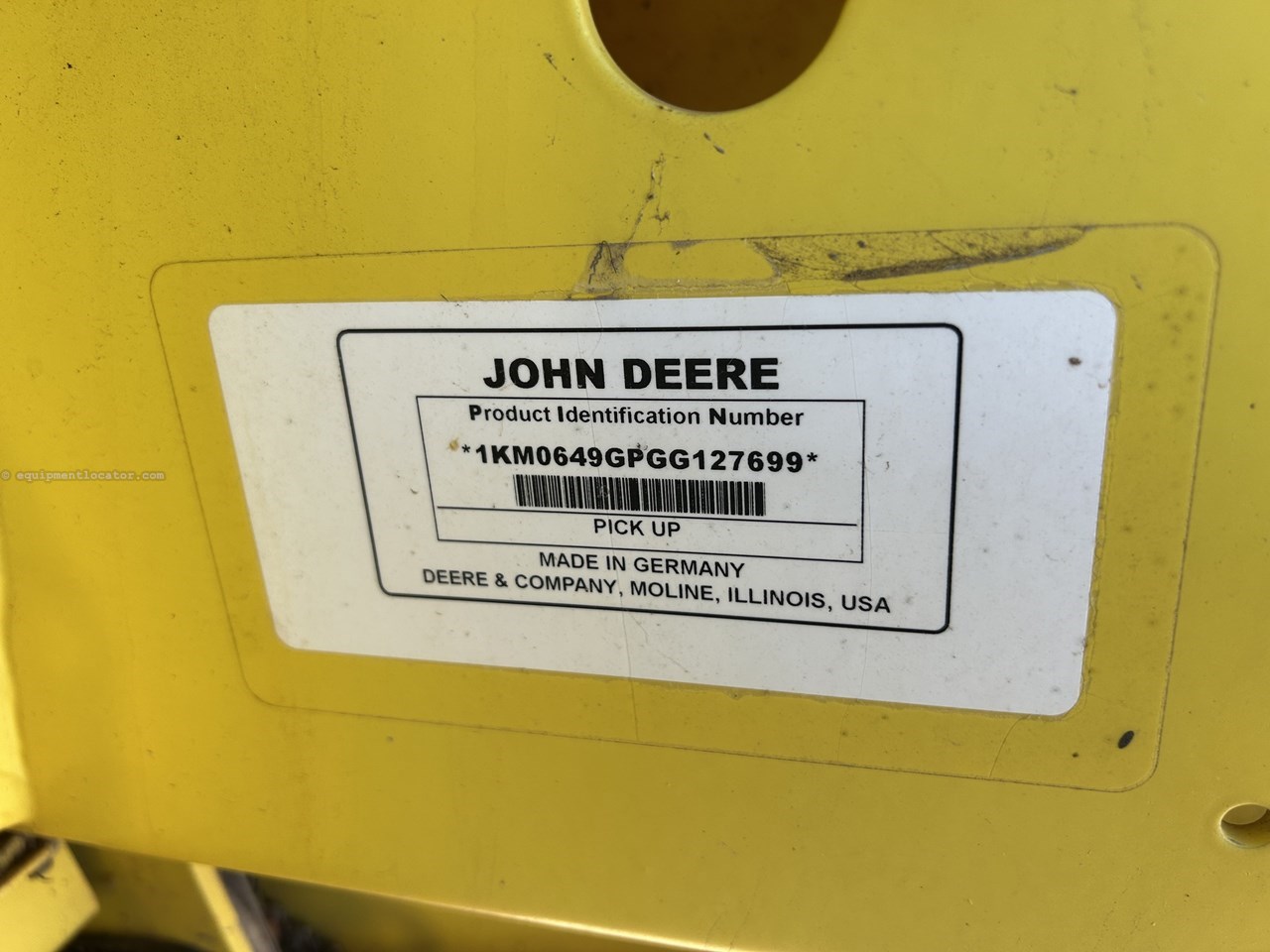 2016 John Deere 649 Image 3