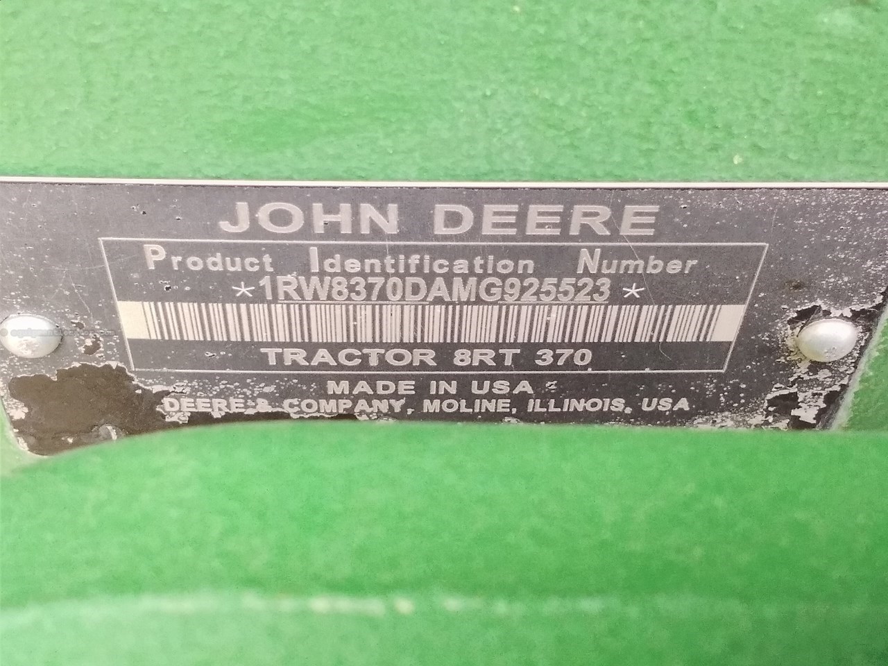 2021 John Deere 8RT 370 Image 46