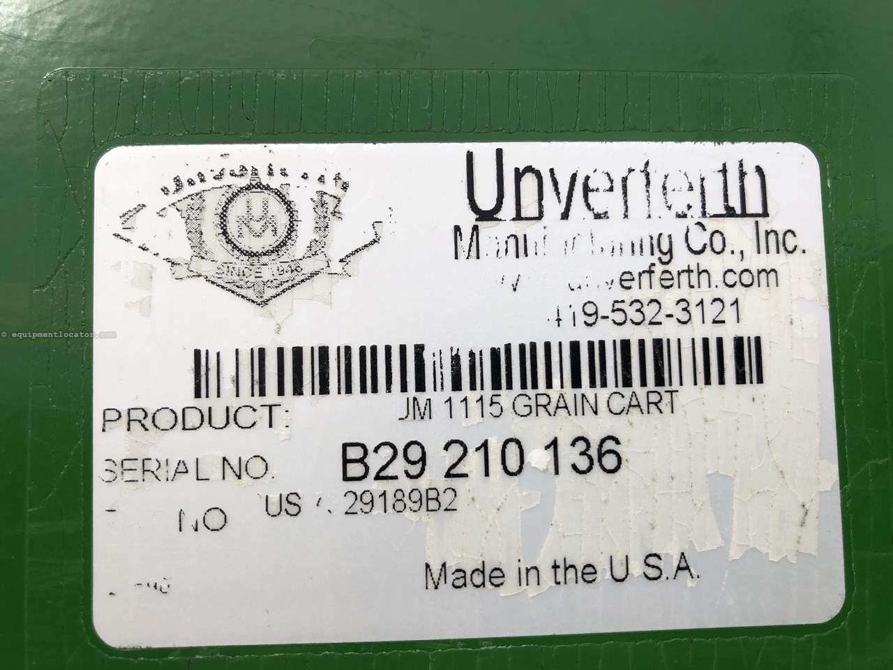 2012 Unverferth 1115 Image 10