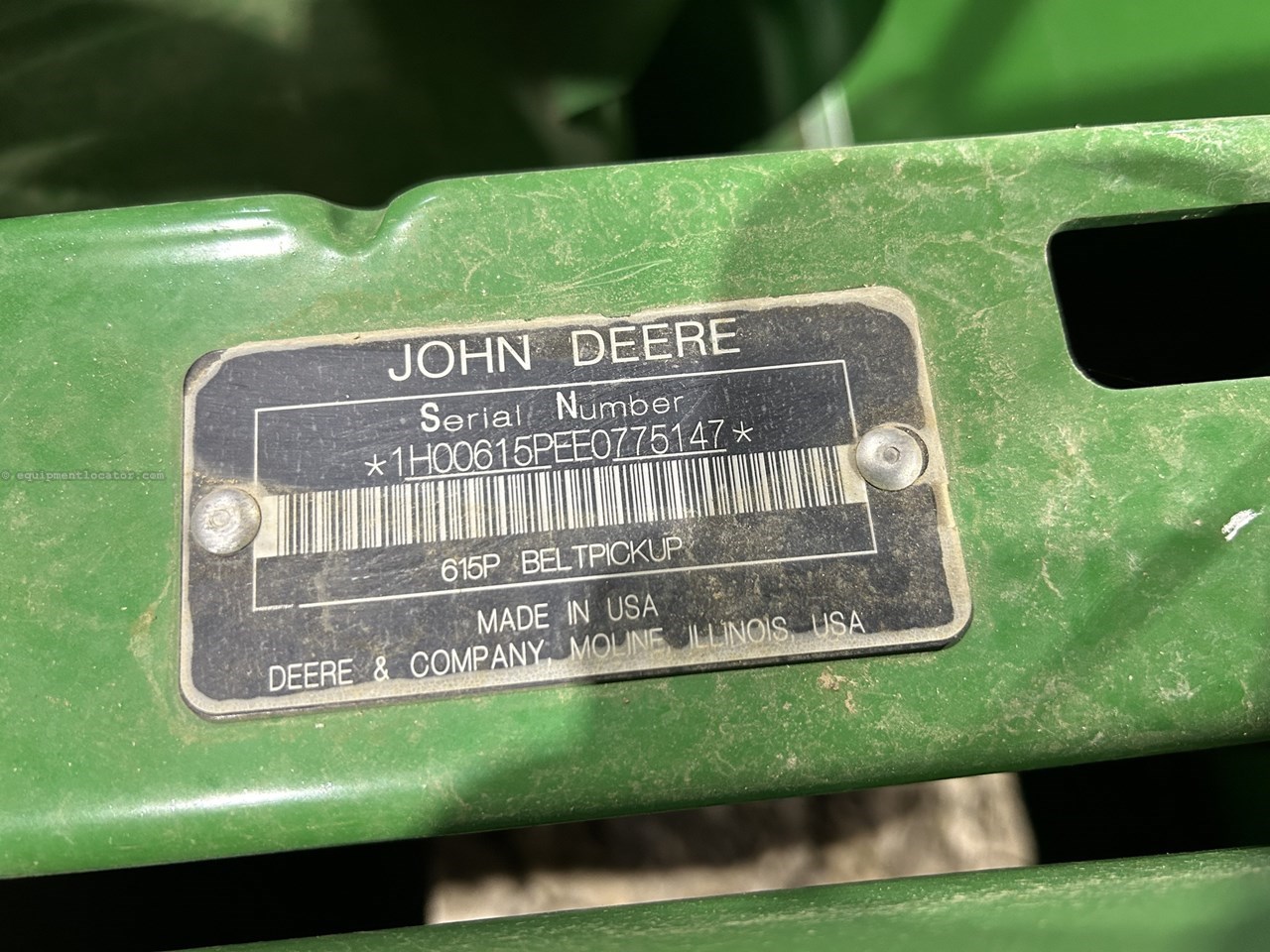 2015 John Deere 615P Image 1
