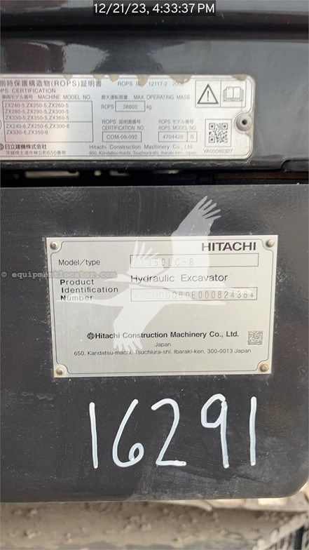 2023 Hitachi ZX350 LC-6 Image 6