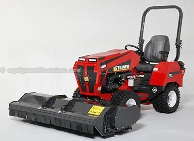 2024 Steiner 450-32 TRACTOR WITH "80" FLAIL MOWER DECK Image 1