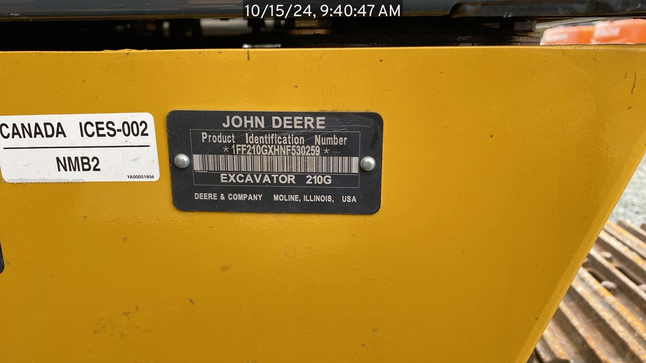 2022 John Deere 210GLC Image 13