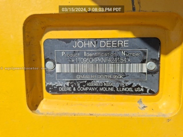 2022 John Deere 950K Image 10