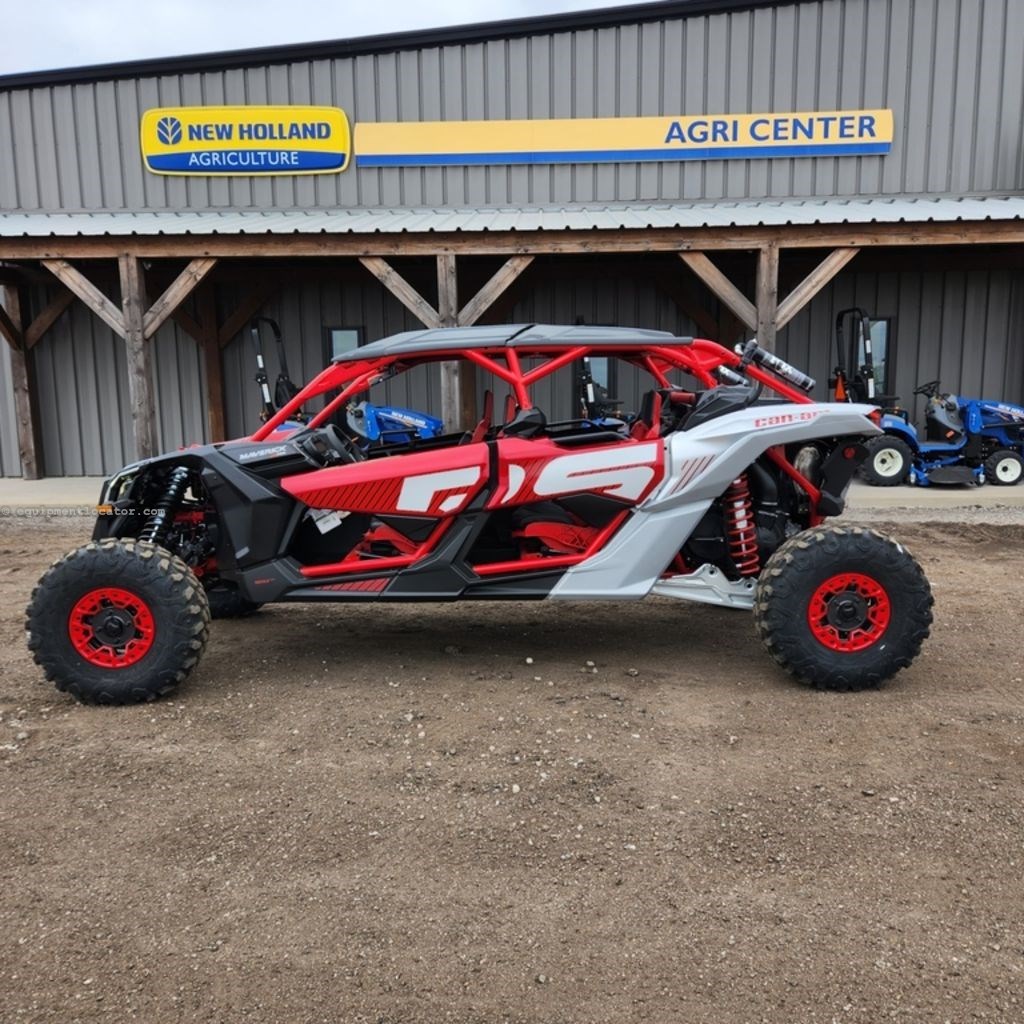 2024 Can-Am Maverick X3 MAX X rs Turbo RR Fiery Red & Hyper Si Image 1