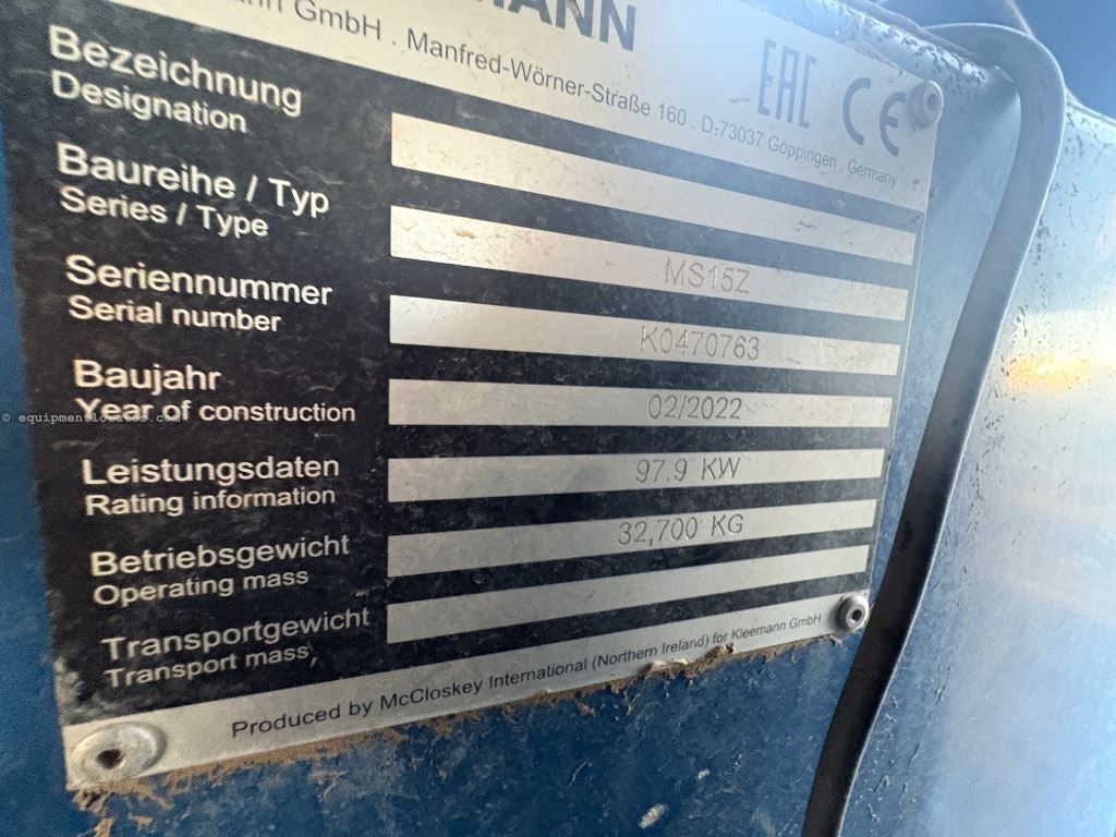 2021 Kleemann MS15Z Image 10